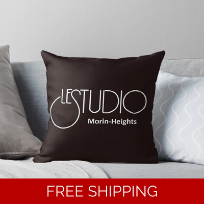 Pillow Case Black Original White Logo MH